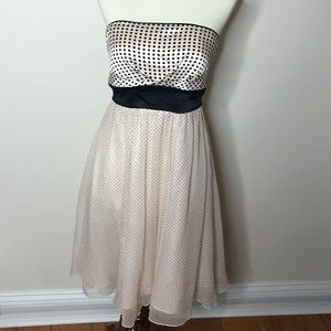 Bebe Polka Dot Tube Dress